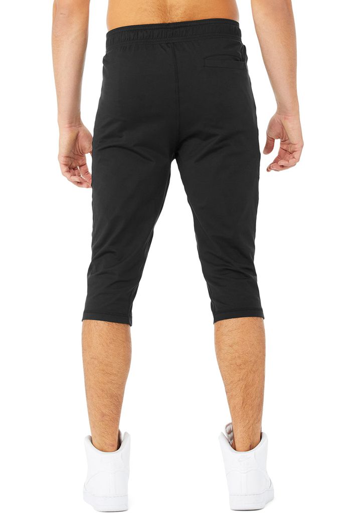 Alo Yoga Balance Capri Byxor Herr Svarta | 4381729-UF