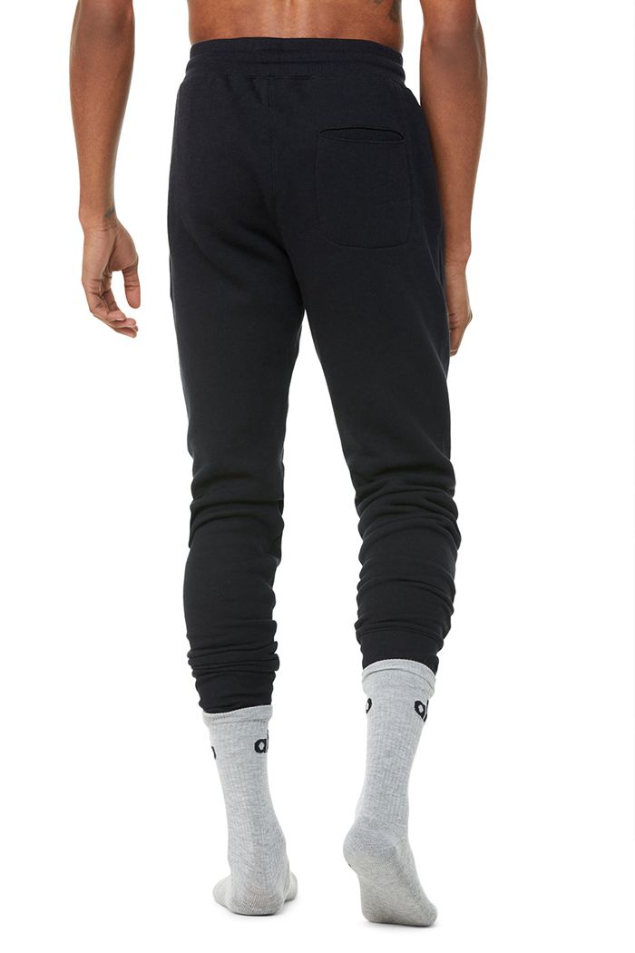 Alo Yoga Base Sweat Byxor Herr Svarta | 4182037-JH