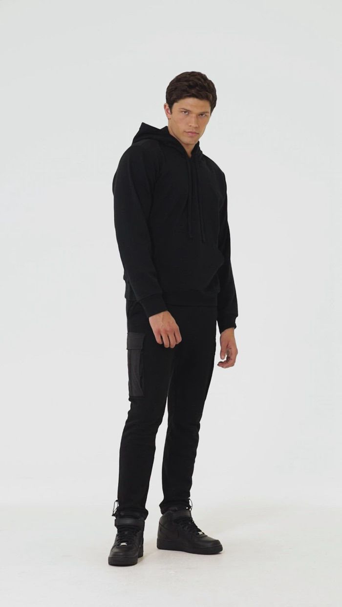 Alo Yoga Caliber Hoodie Herr Svarta | 4819527-TO