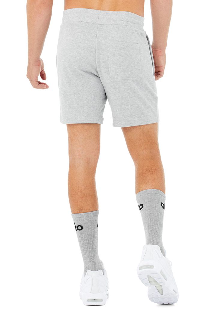 Alo Yoga Chill Short Herr Grå | 5219463-XI