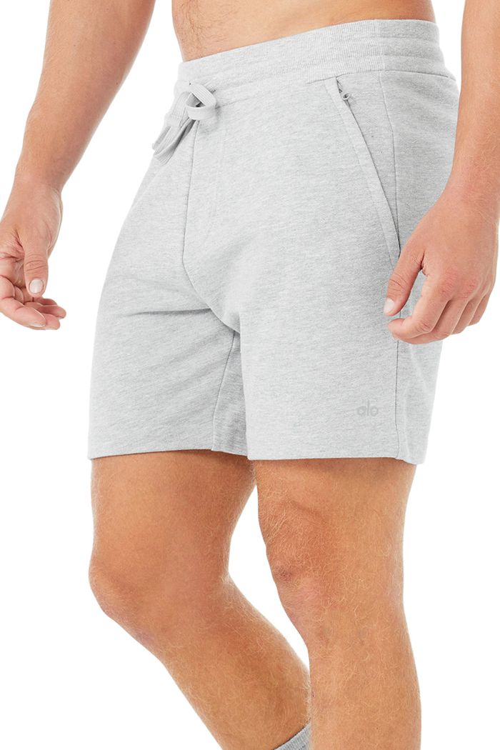 Alo Yoga Chill Short Herr Grå | 5219463-XI