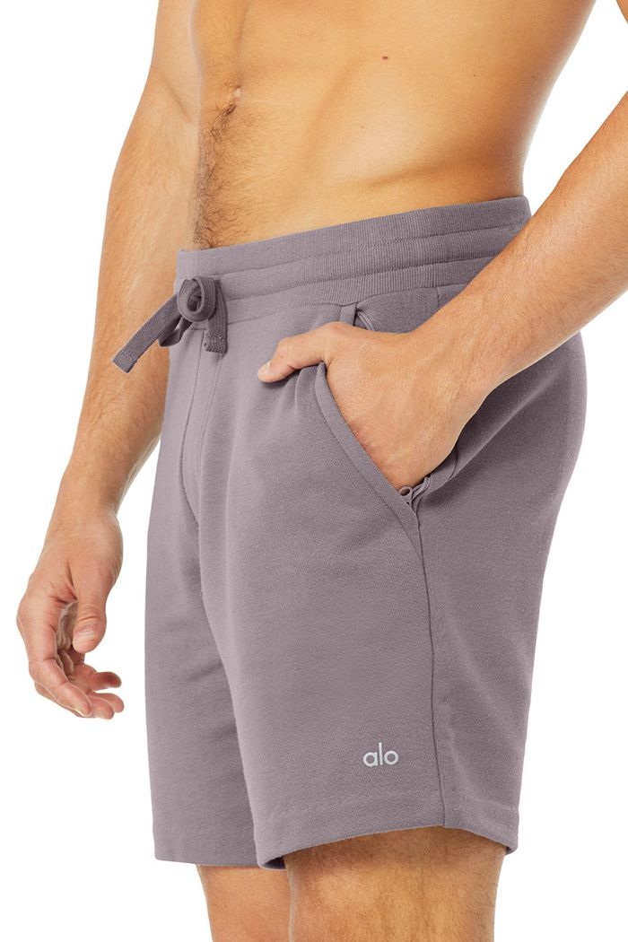 Alo Yoga Chill Short Herr Lila | 6870952-KU