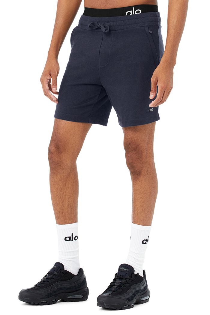 Alo Yoga Chill Short Herr Svarta | 1276539-FZ