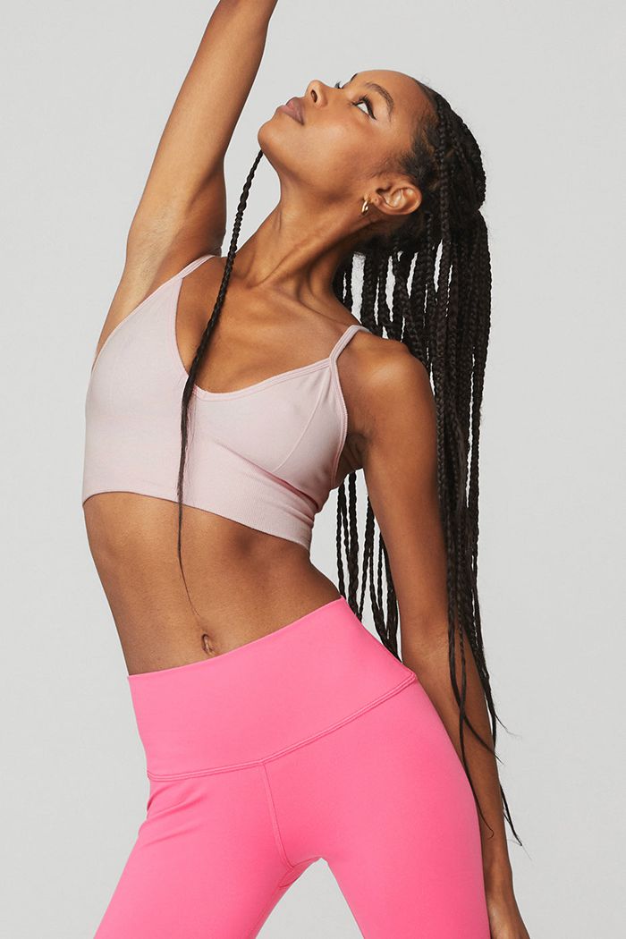 Alo Yoga Delight Bralette BH Dam Rosa | 0593174-FE