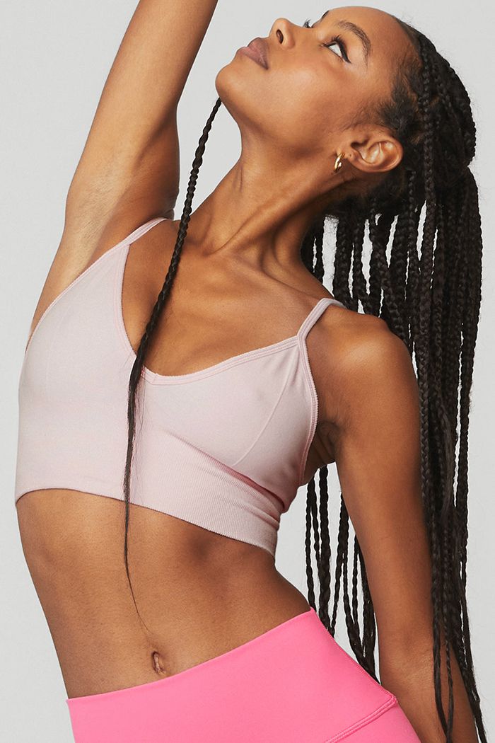 Alo Yoga Delight Bralette BH Dam Rosa | 0593174-FE