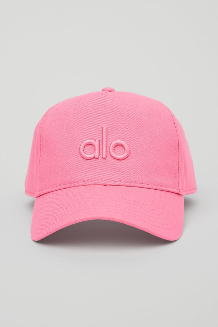 Alo Yoga District Trucker Hatt Dam Rosa | 3925680-QP