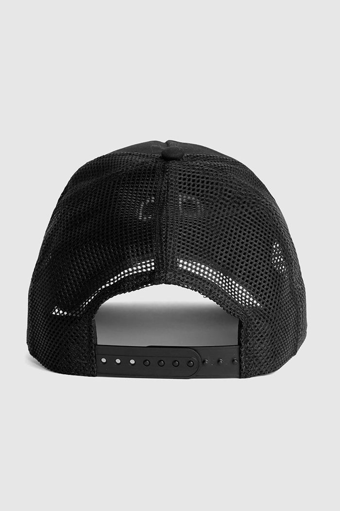 Alo Yoga District Trucker Hatt Dam Svarta Vita | 2149635-OW