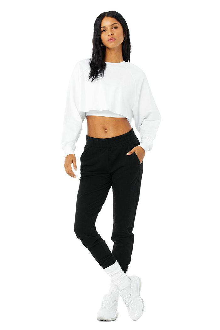 Alo Yoga Double Take Sweatshirt Dam Vita | 8961752-FG