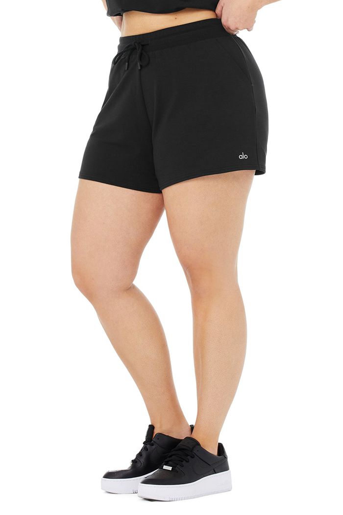 Alo Yoga Dreamy Short Dam Svarta | 2761549-DO