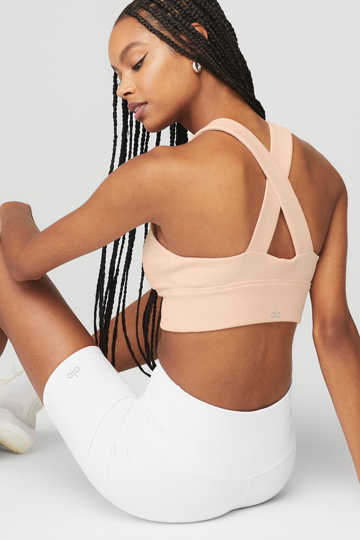 Alo Yoga Emulate BH Dam Beige | 6845312-RV