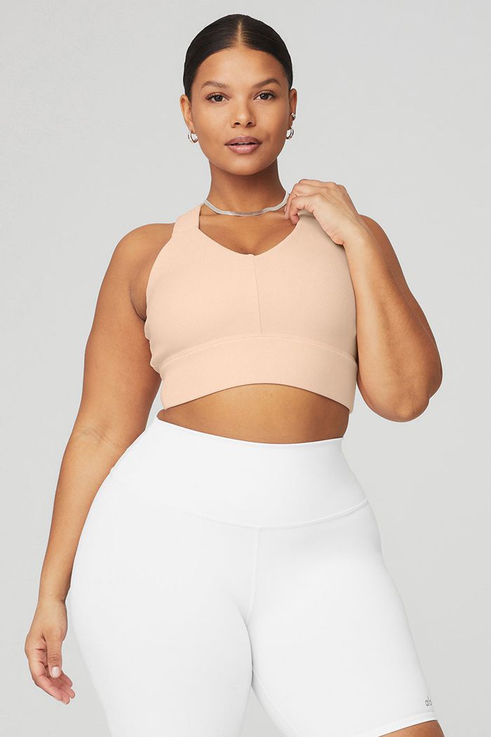 Alo Yoga Emulate BH Dam Beige | 6845312-RV