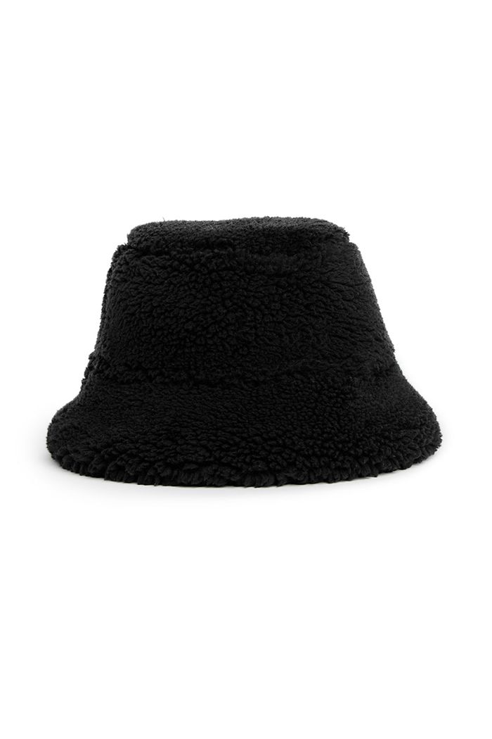 Alo Yoga Foxy Sherpa Bucket Hatt Dam Svarta | 3619574-SO