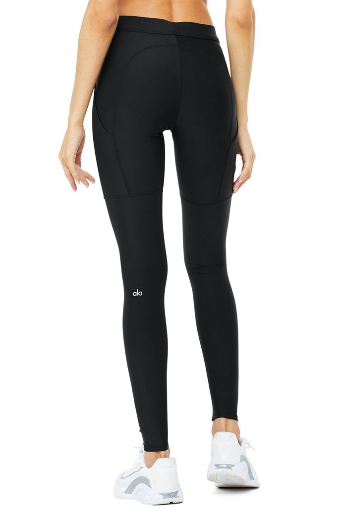 Alo Yoga High-Midja 4 Pocket Utility Leggings Dam Svarta | 7480156-KA