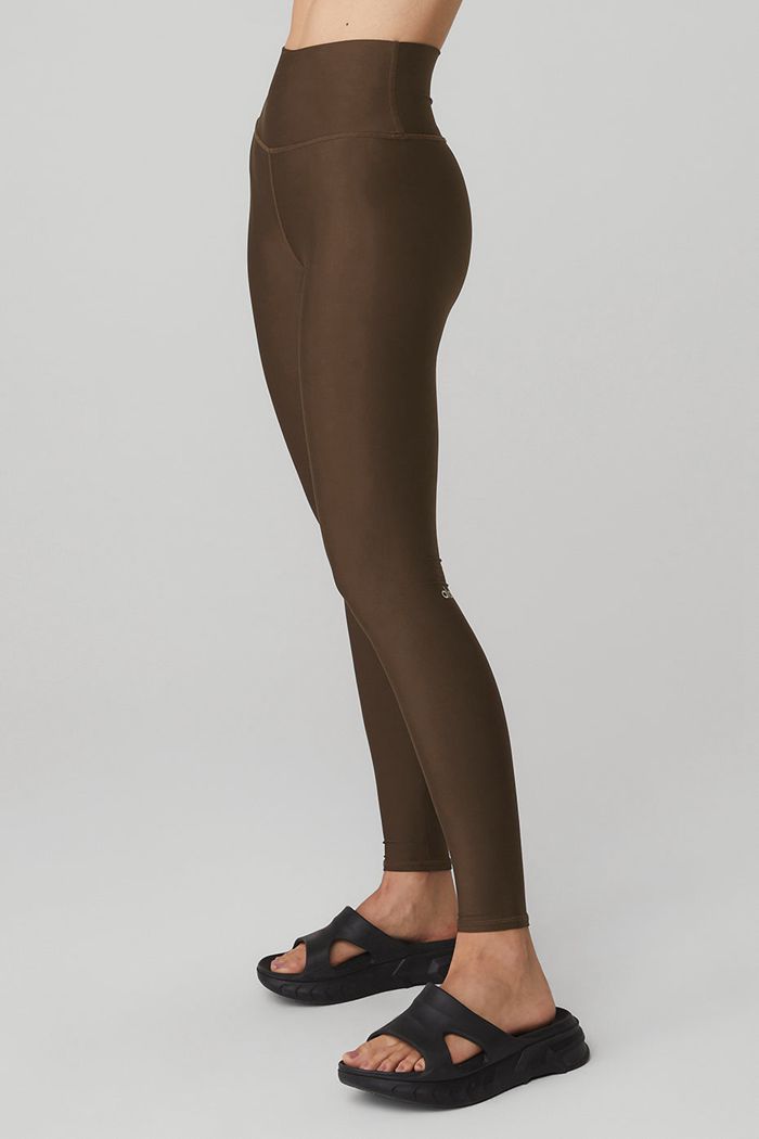 Alo Yoga High-Midja Airlift Leggings Dam Svarta | 1428950-SR