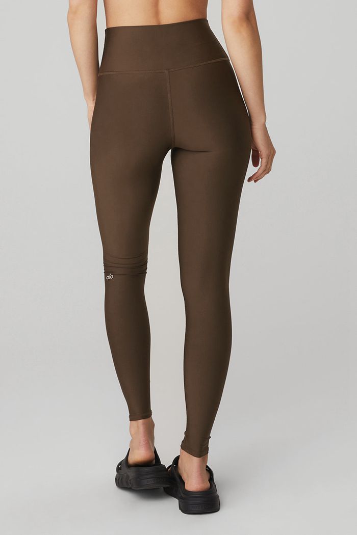 Alo Yoga High-Midja Airlift Leggings Dam Svarta | 1428950-SR