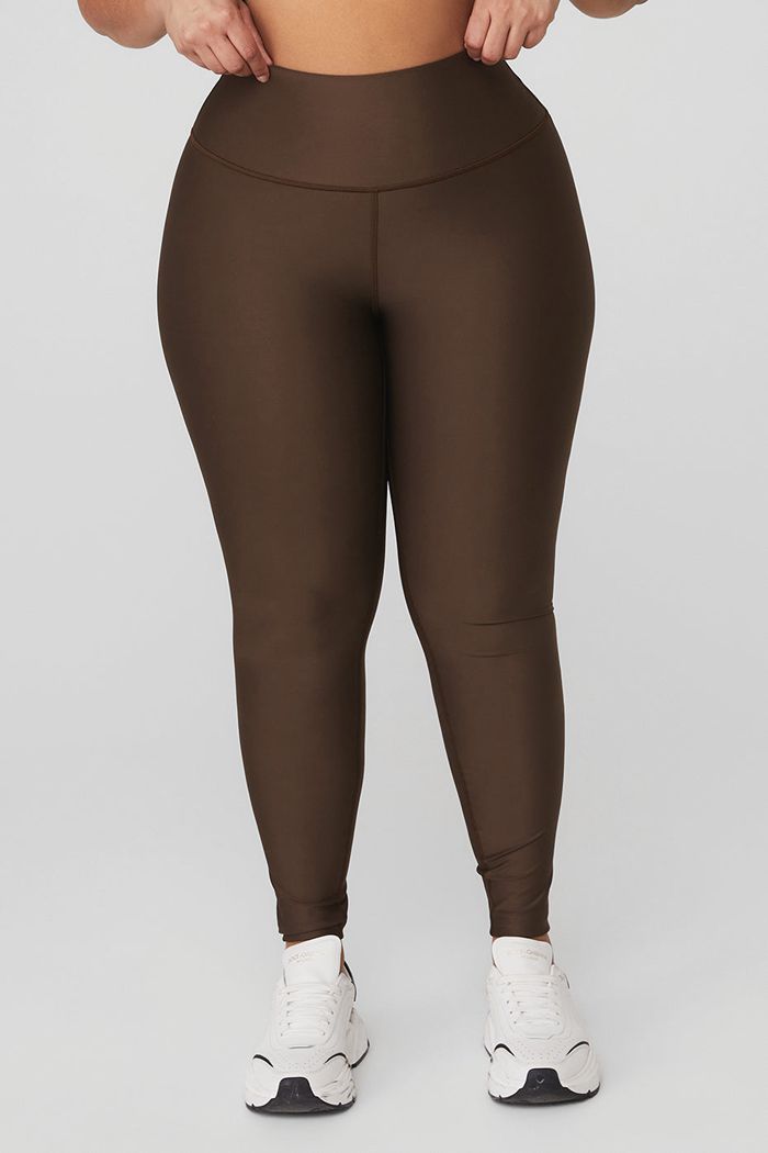 Alo Yoga High-Midja Airlift Leggings Dam Svarta | 1428950-SR