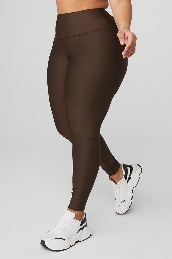 Alo Yoga High-Midja Airlift Leggings Dam Svarta | 1428950-SR