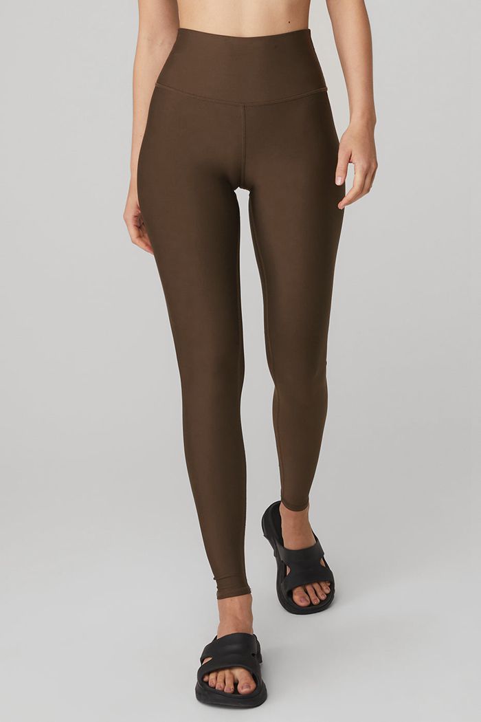 Alo Yoga High-Midja Airlift Leggings Dam Svarta | 1428950-SR