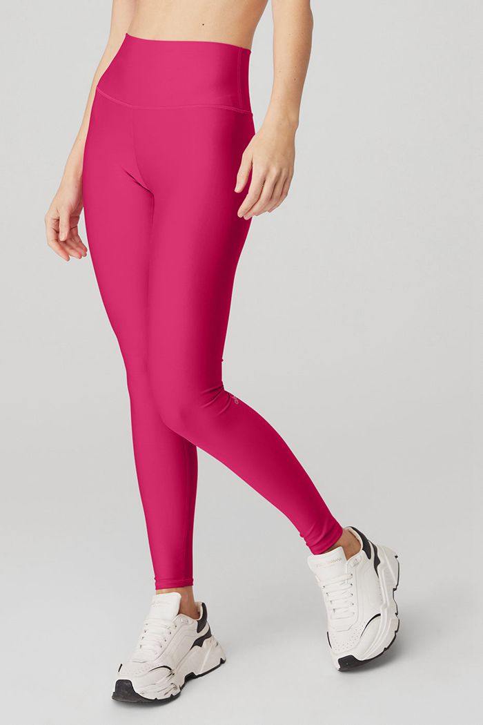 Alo Yoga High-Midja Airlift Leggings Dam Röda | 7385469-ZU