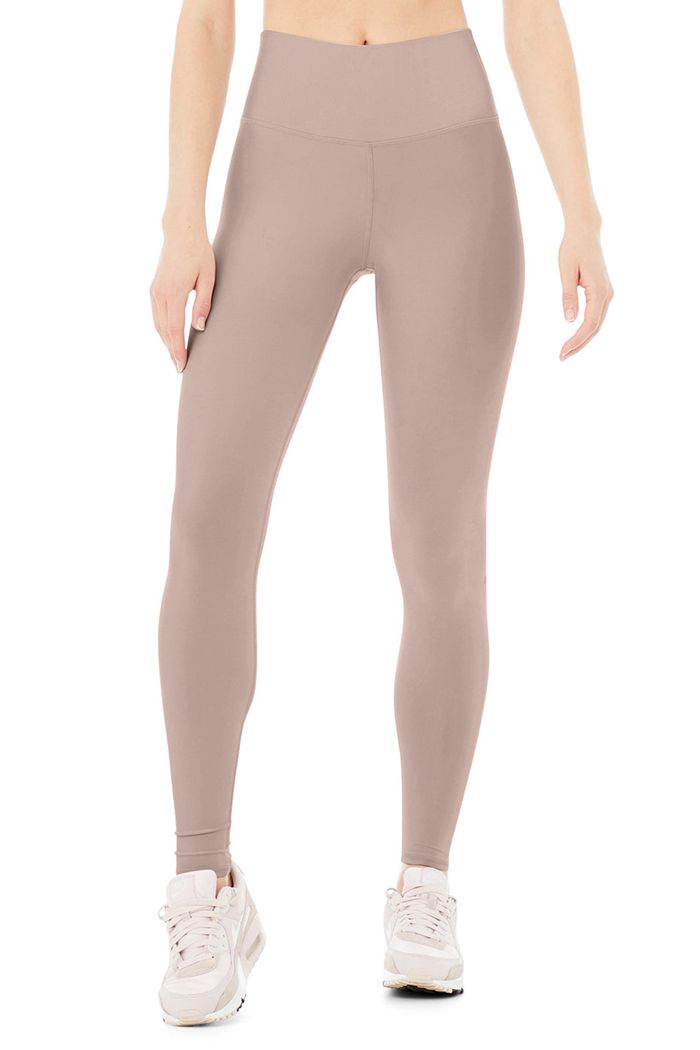 Alo Yoga High-Midja Airlift Leggings Dam Rosa | 9862451-XF