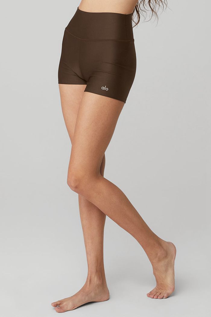 Alo Yoga High-Midja Airlift Short Dam Svarta | 8620794-FS