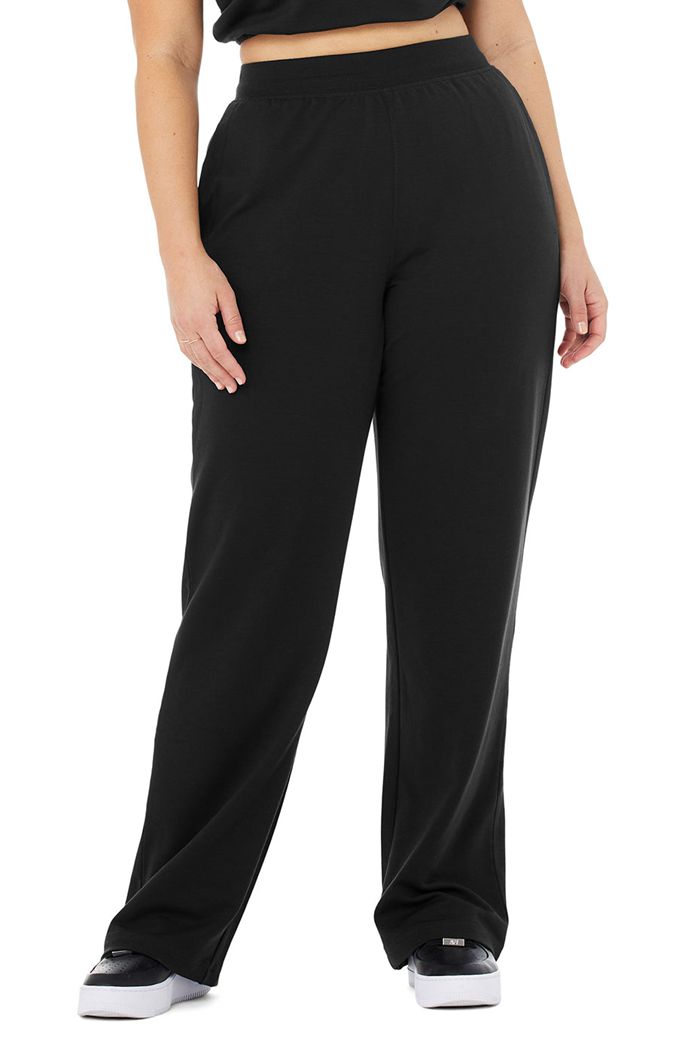 Alo Yoga High-Midja Dreamy Breda Leggings Dam Svarta | 4170983-QX