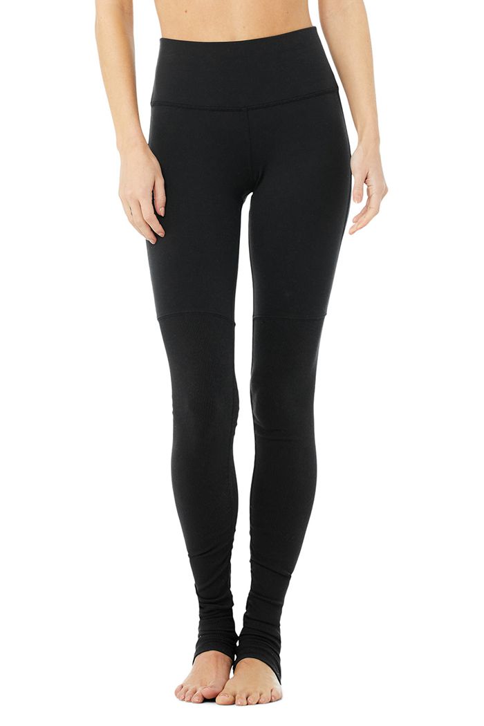 Alo Yoga High-Midja Goddess Leggings Dam Svarta | 0923586-GX