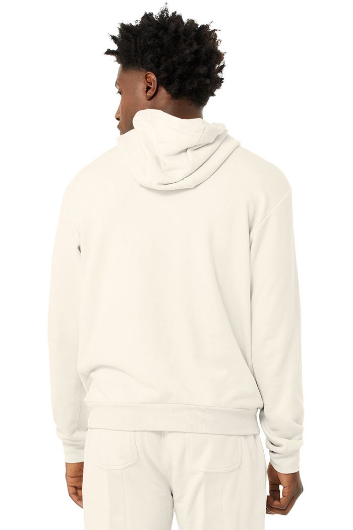 Alo Yoga Highline Hoodie Herr Beige | 6973582-HE