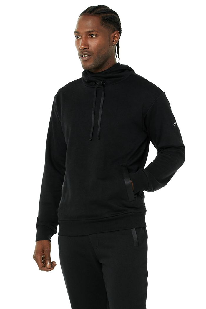 Alo Yoga Highline Hoodie Herr Svarta | 0614597-QE