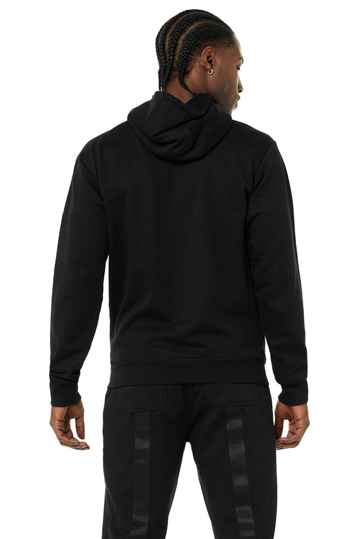 Alo Yoga Highline Hoodie Herr Svarta | 0614597-QE