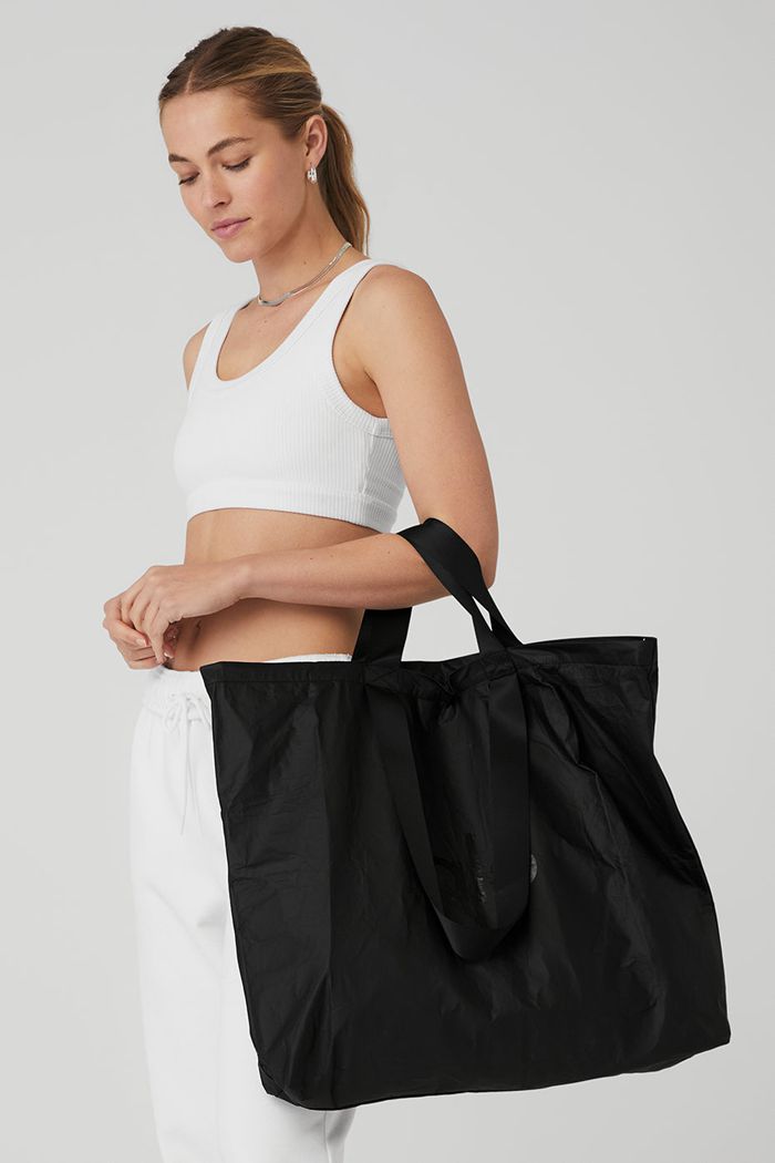 Alo Yoga Keep It Dry Packable Tote Väska Dam Svarta | 4213065-WN