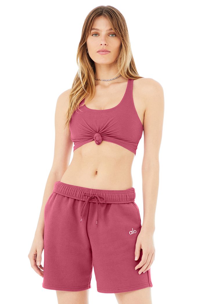 Alo Yoga Knot BH Dam Lila | 0923158-PH