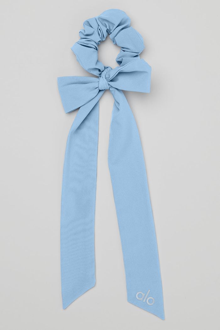 Alo Yoga Love Knots Tie Scrunchie Dam Blå | 0587931-HI