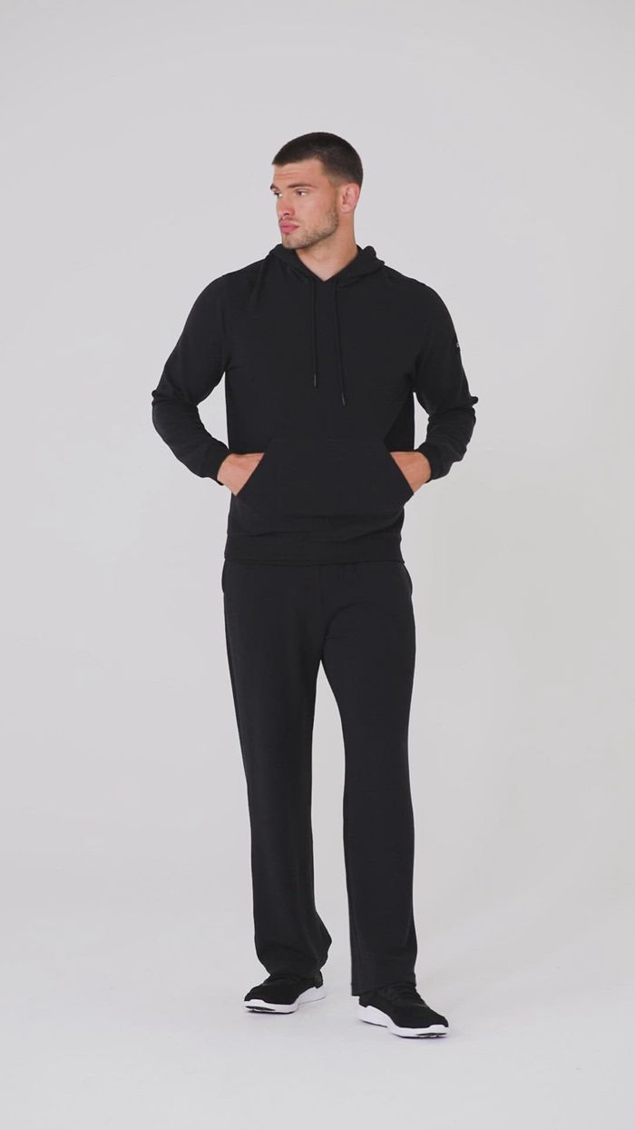 Alo Yoga Micro Waffle Fast Break Hoodie Herr Röda | 6794528-JM