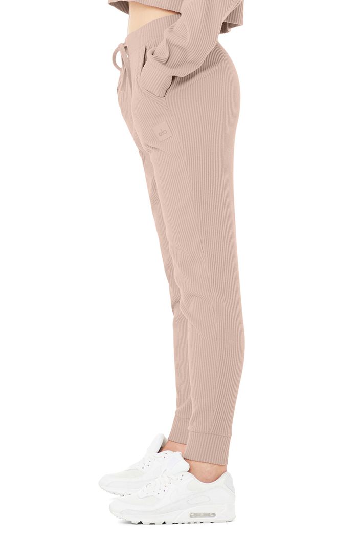 Alo Yoga Muse Sweat Byxor Dam Rosa | 8035176-OI