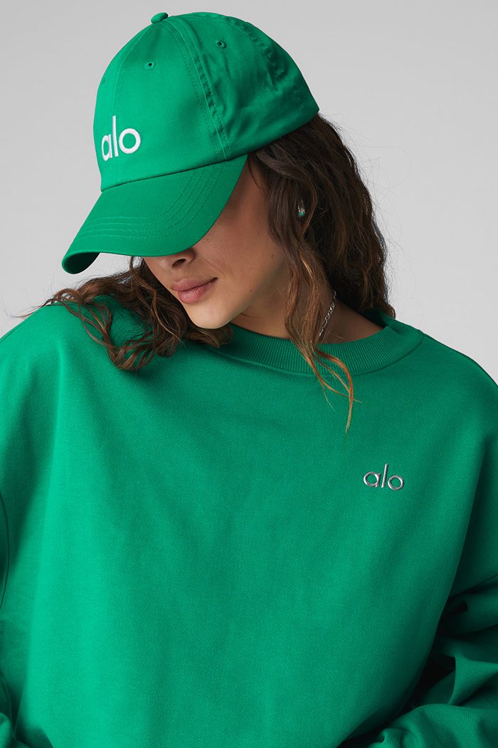 Alo Yoga Off-Duty Cap Dam Gröna Turkos Vita | 4576130-HE