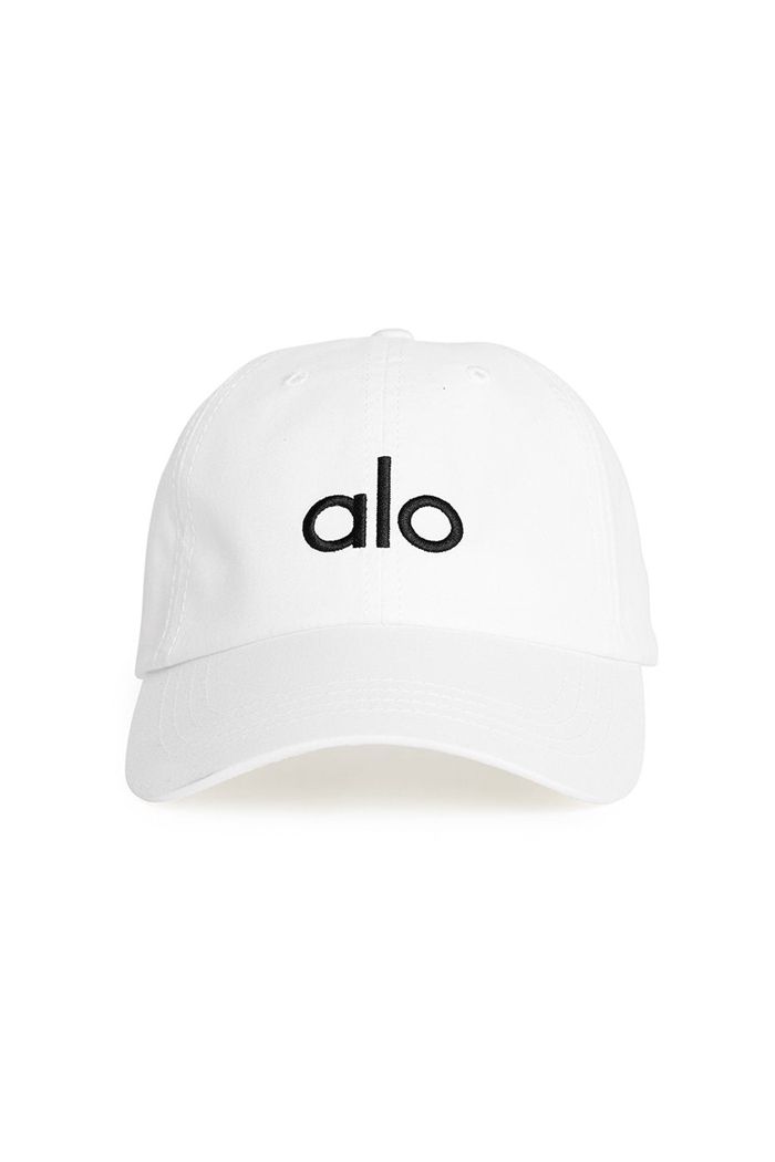 Alo Yoga Off-Duty Cap Dam Vita Svarta | 9870263-EJ