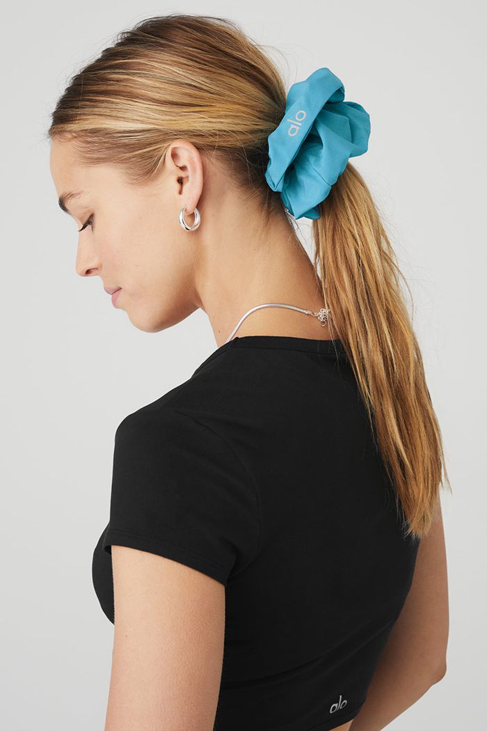 Alo Yoga Oversized Scrunchie Dam Blå | 3458627-RU