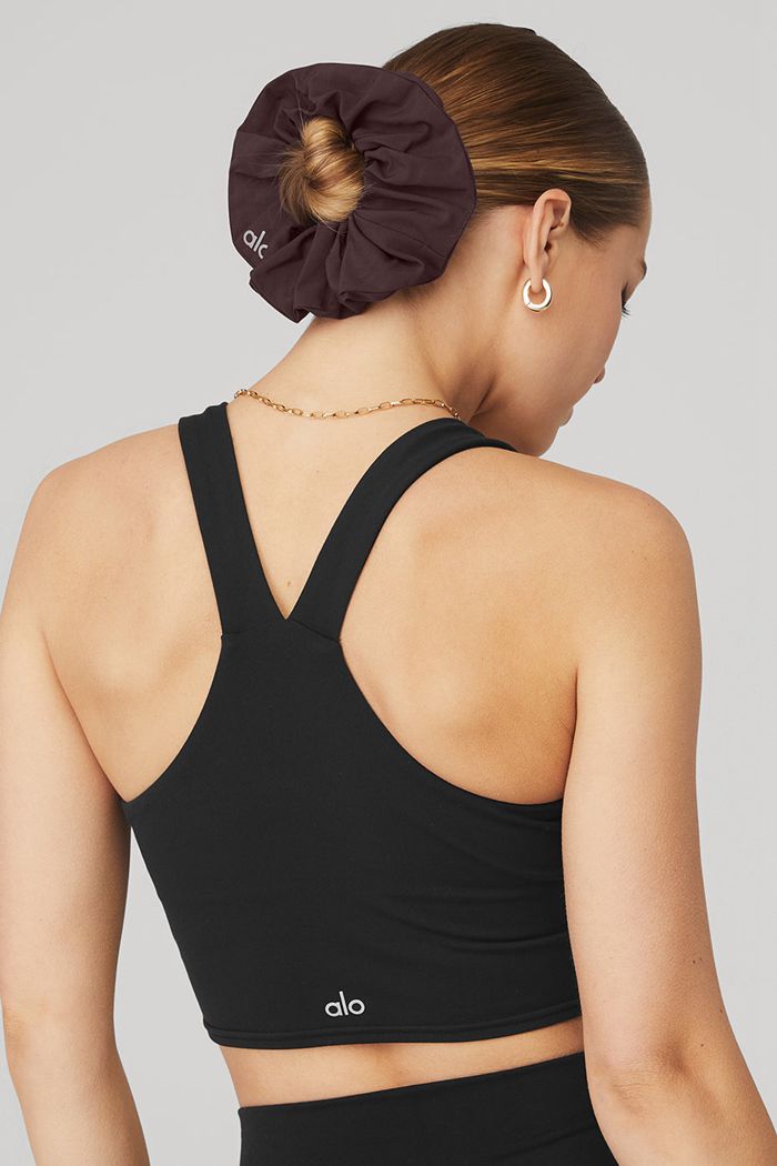 Alo Yoga Oversized Scrunchie Dam Svarta | 6150874-NI