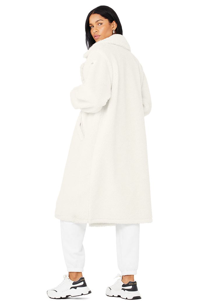 Alo Yoga Oversized Sherpa Trench Coat Dam Vita | 7503269-ES