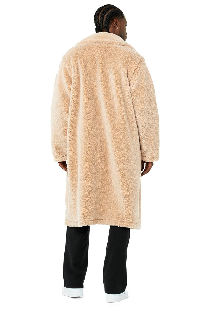 Alo Yoga Oversized Sherpa Trench Coat Herr Bruna | 6018735-WY