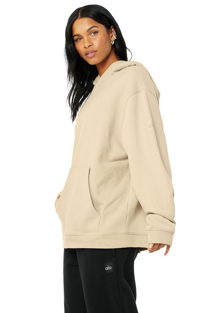 Alo Yoga Renown Hoodie Dam Bruna | 2417953-PZ