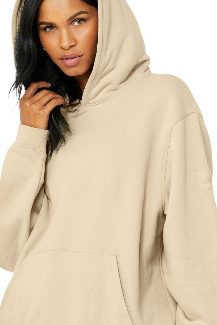 Alo Yoga Renown Hoodie Dam Bruna | 2417953-PZ