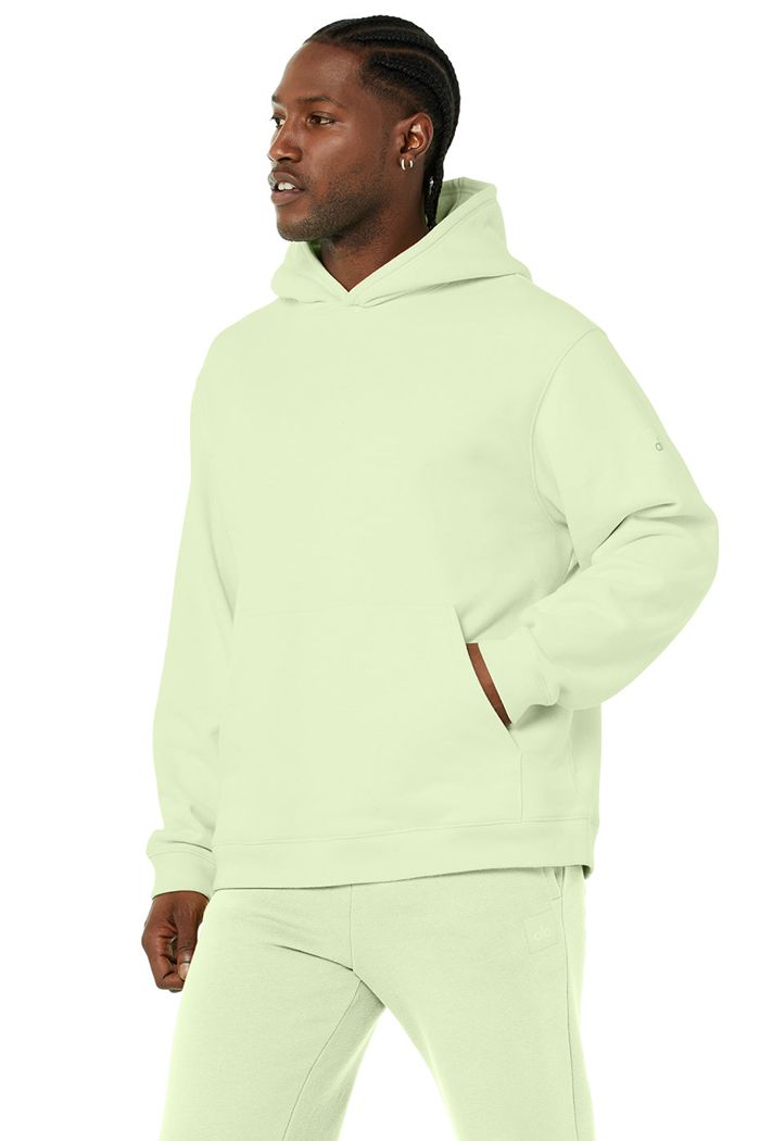 Alo Yoga Renown Hoodie Herr Gröna | 2573901-SA