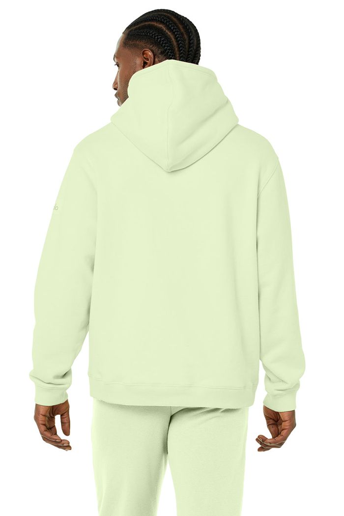 Alo Yoga Renown Hoodie Herr Gröna | 2573901-SA