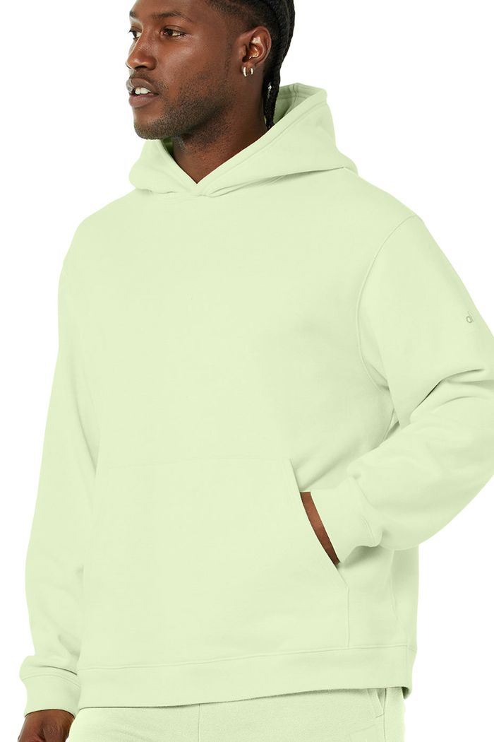 Alo Yoga Renown Hoodie Herr Gröna | 2573901-SA