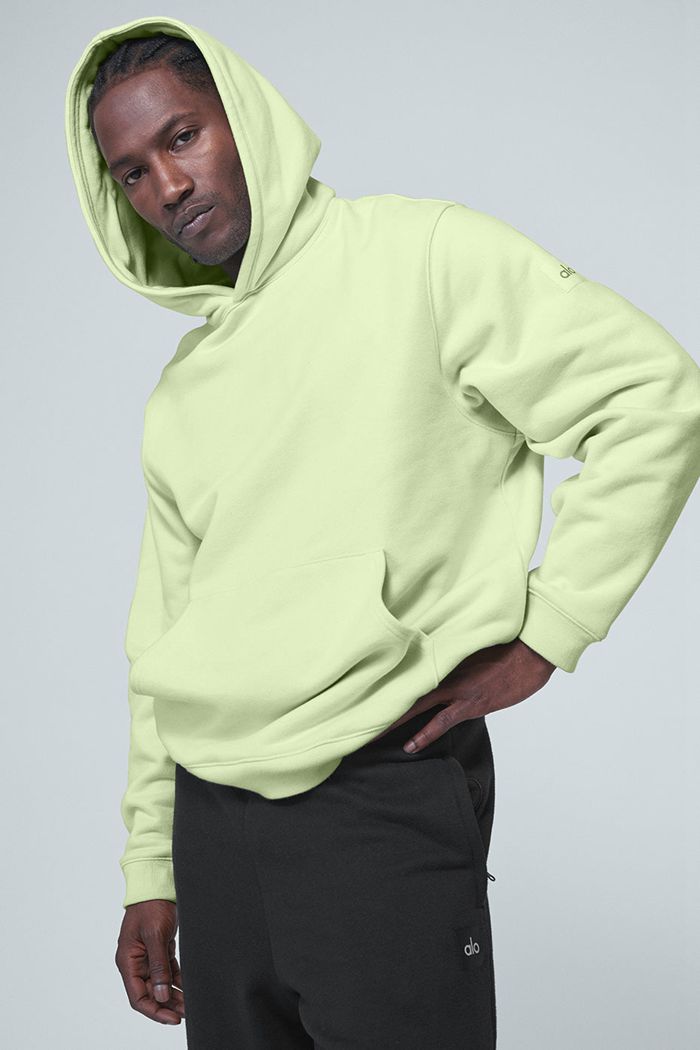 Alo Yoga Renown Hoodie Herr Gröna | 2573901-SA