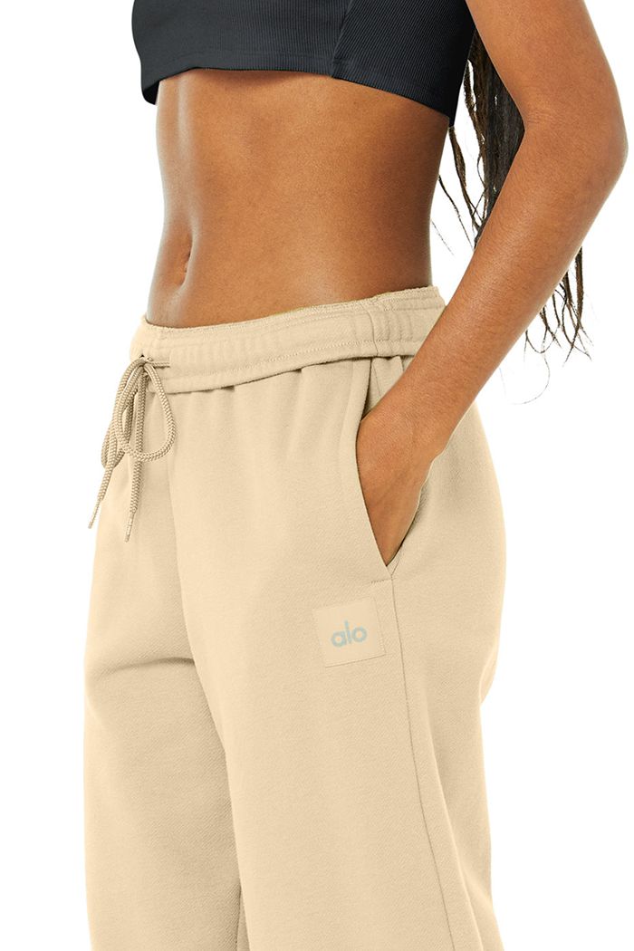 Alo Yoga Renown Sweat Byxor Dam Bruna | 0591247-HX