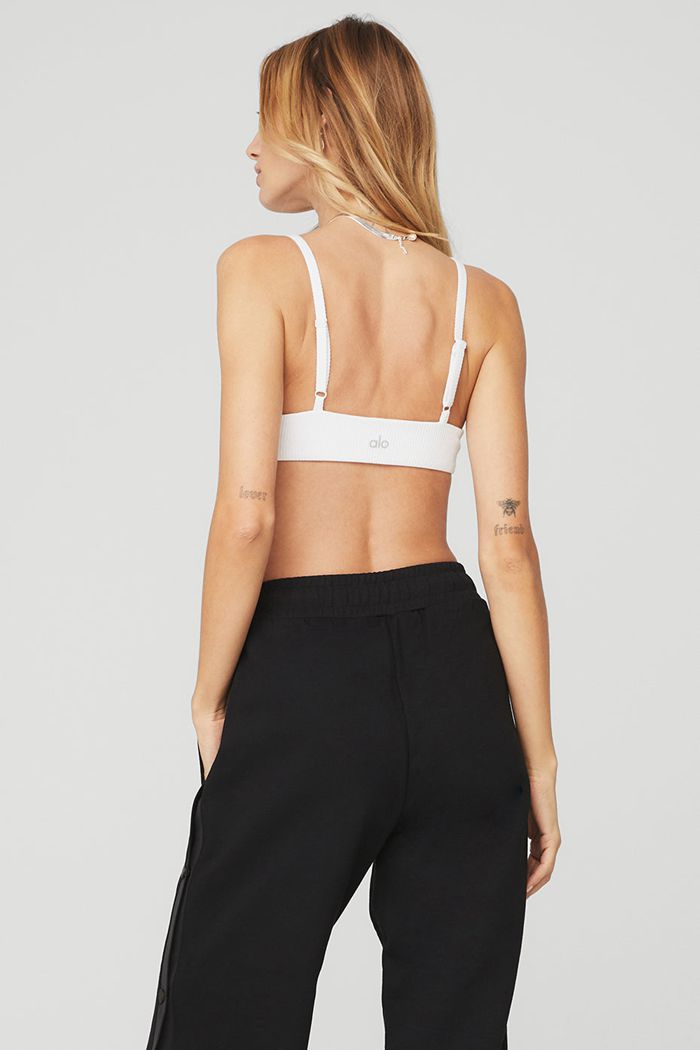 Alo Yoga Ribbed Manifest BH Dam Vita | 9682174-AD