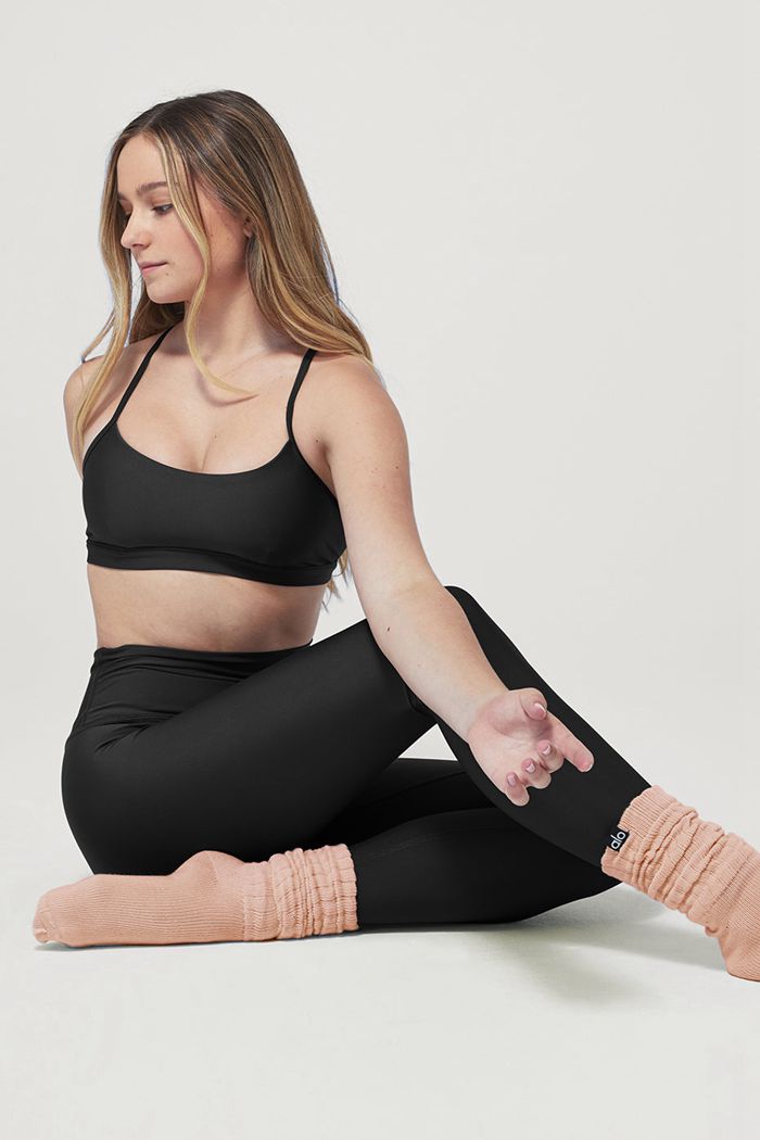 Alo Yoga Scrunch Strumpor Dam Rosa | 0416827-AV